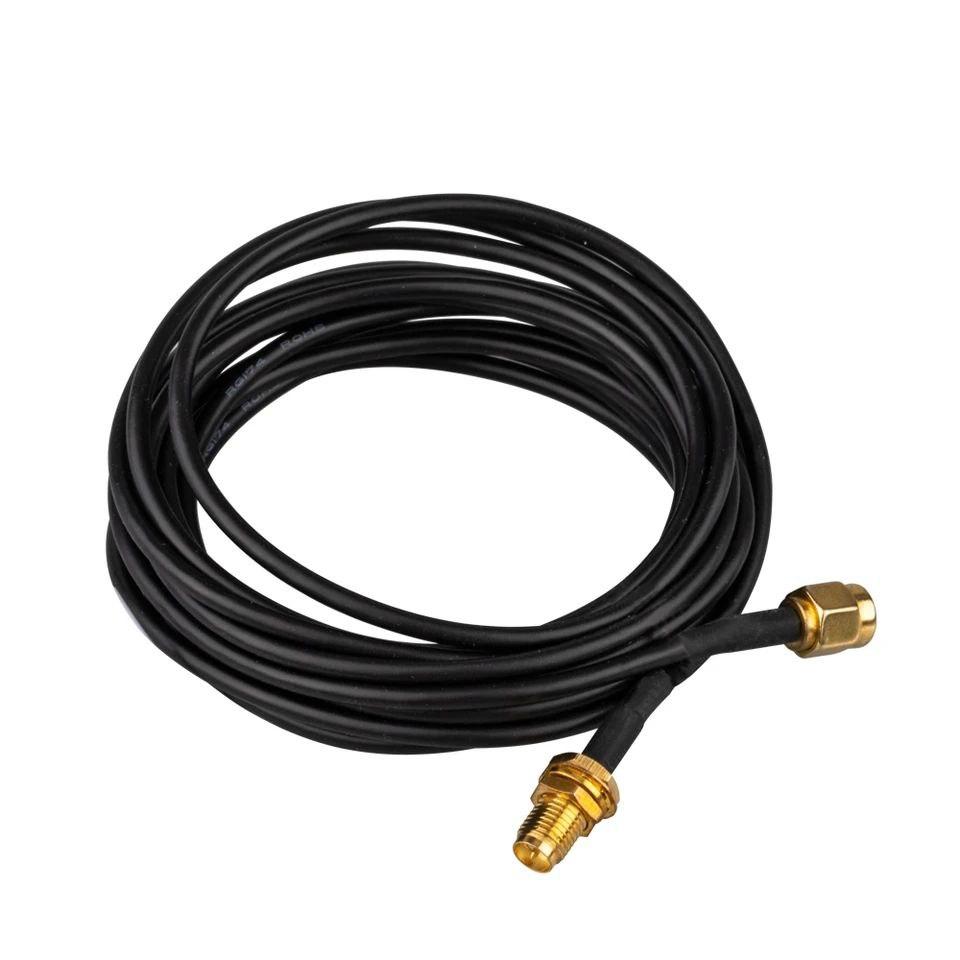 Кабель подовжувач RG174 роз'єму SMA Male to SMA Female 3 метра антен WIFI/4G, фото 1