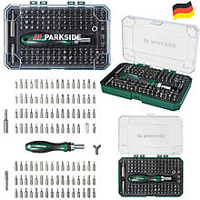 Набір біт із викруткою тріскачкою Parkside (115 шт.) Німеччина