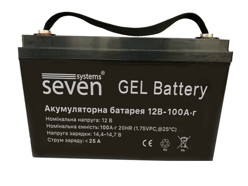 Акумуляторна батарея (АКБ) SEVEN Gel 12V/100Ah