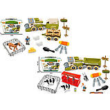 Конструктор на шурупах 8813C/8814C, 2 різновиди, викрутка, комбайн, причіп, тварини, фото 2