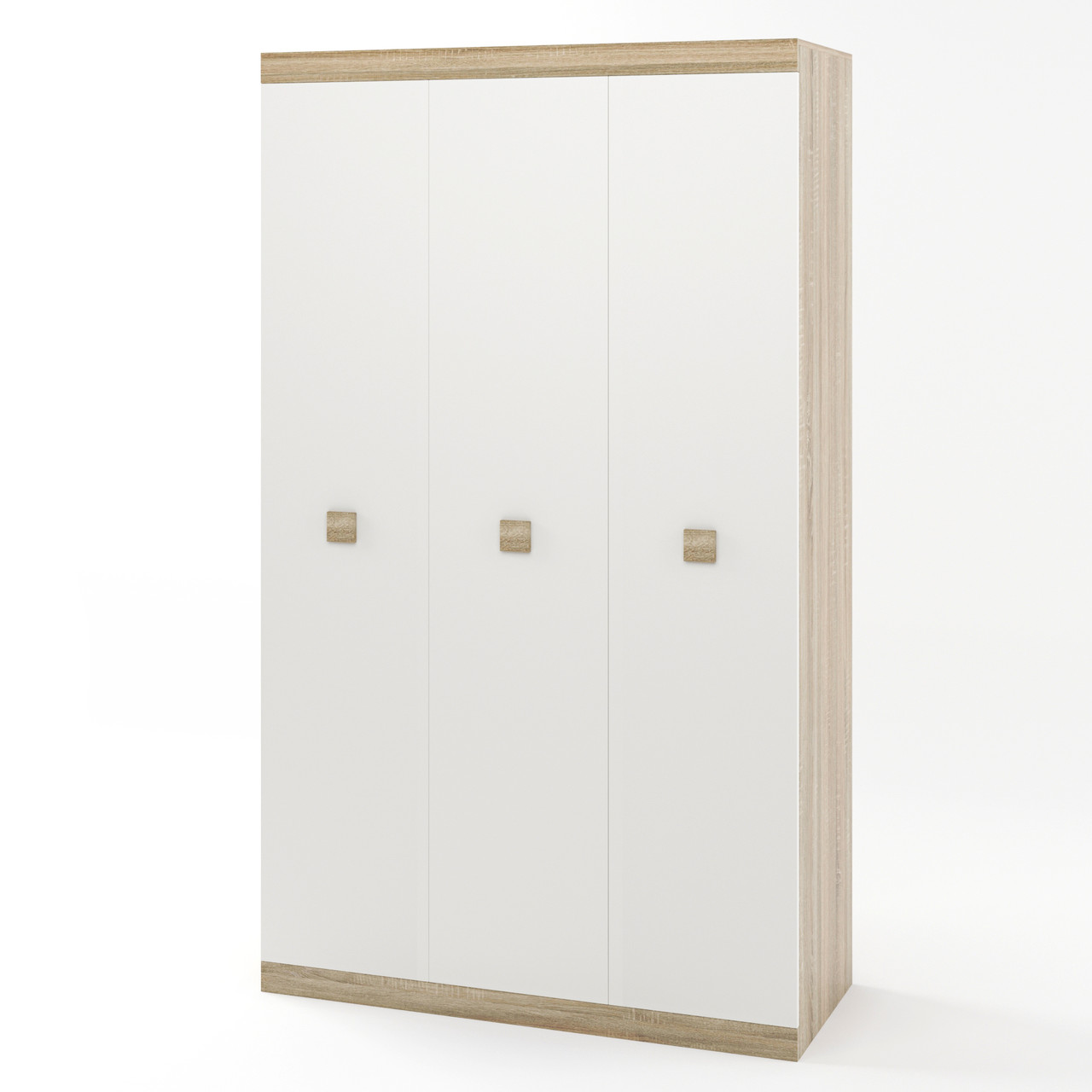 Шафа 3-х дверна Еверест Соната-1200 дуб сонома + білий (DTM-2293)+, фото 1