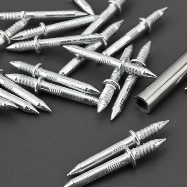 Двосторонні цвяхи для роботи з деревом, пластиком, ДСП 100шт, фото 1