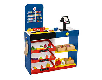Дитячий дерев'яний ігровий магазин Playtive Wooden Lidl з аксесуарами
