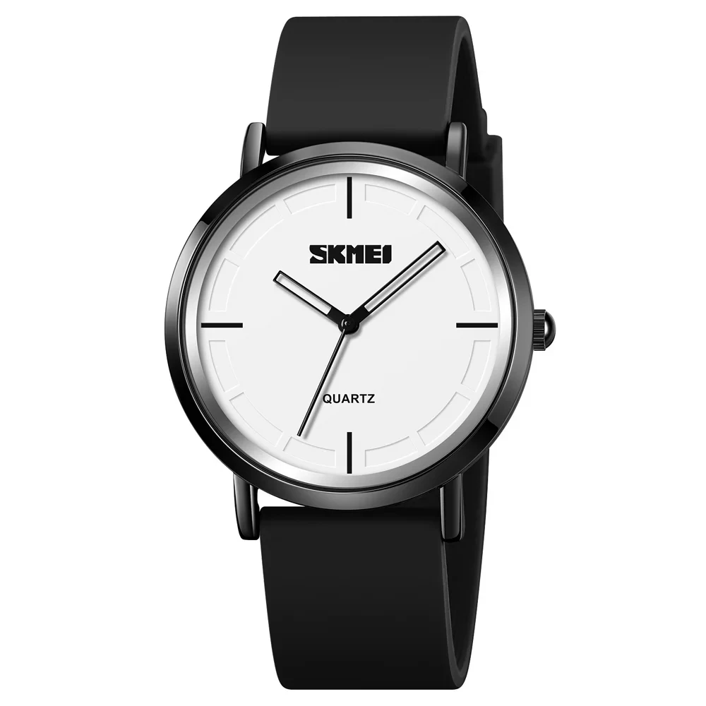Жіночий кварцовий годинник Skmei 2050BKWT Black-White