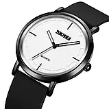 Жіночий кварцовий годинник Skmei 2050BKWT Black-White, фото 2