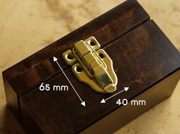 Замок затяжний. Колір "золото". 65х40мм, фото 1