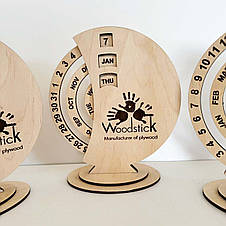 Вічний календар дерев'яний з логотипом компанії., фото 2