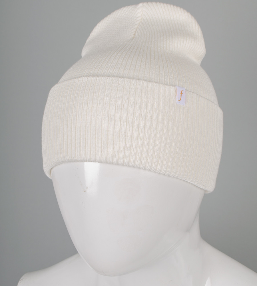 Бавовняна подвійна резинка з відворотом (С2325), Молочний, фото 1