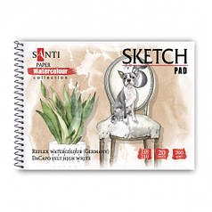 Альбом для акварелі SANTI  Animals  А5 20 арк. 200г/м2  130515