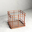 Органайзер для канцелярії DecorArt "Квадрат" 12х11 см оранж