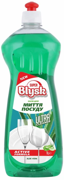 Засіб для миття посуду Super Blysk Алоє Вера 1000 мл, фото 1