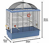 Ferplast (Ферпласт) Cage Palladio 4 Black карта для канарок та інших дрібних екзотичних птахів, 59x33x69, фото 3