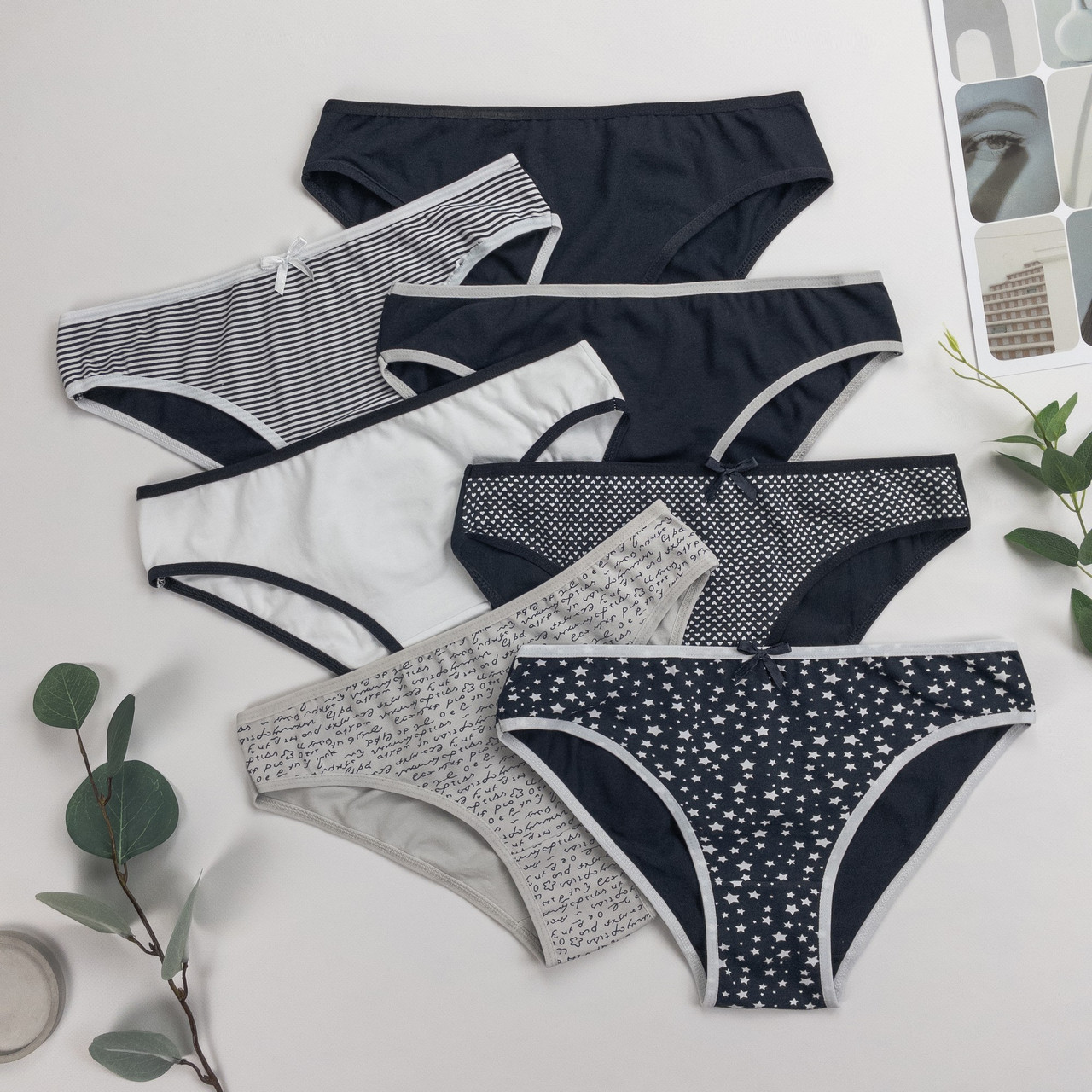 Труси жіночі Nicoletta Туреччина тижневки S, M, L, XL, 2XL | 7 шт.