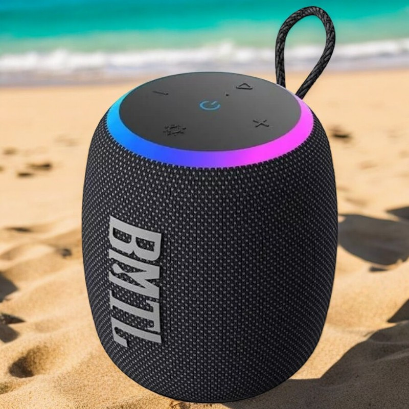 Бездротова портативна Bluetooth колонка Xdobo BMTL Rainbow IPX7 10год. |BT5.3, TWS, AUX, 15W, TWS (black)