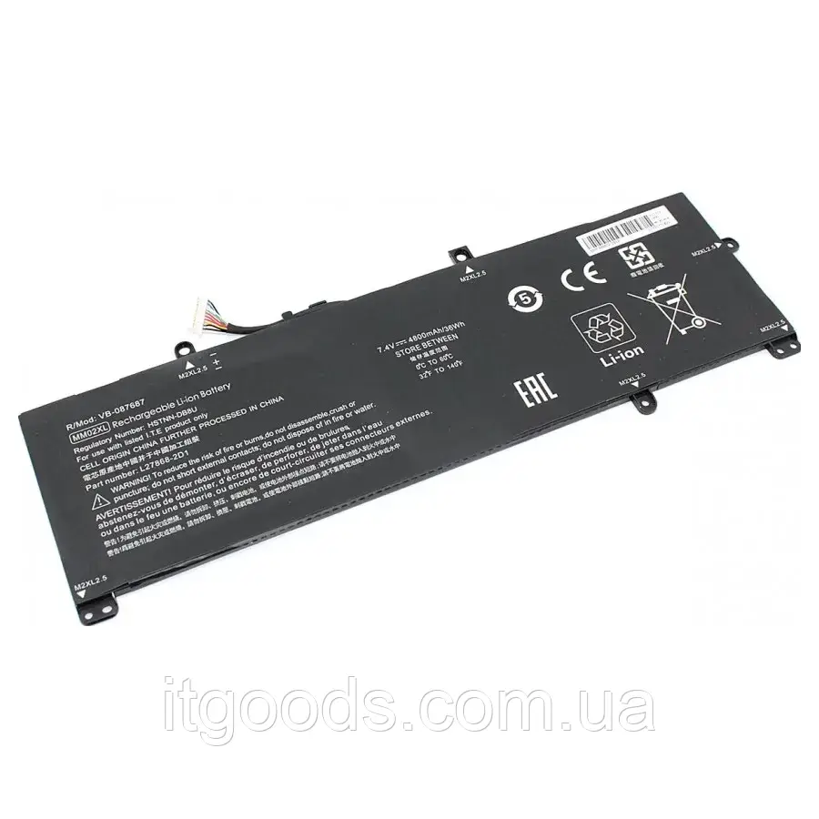 Батарея для ноутбука HP MM02XL 4800mAh Pavilion 13-AN 13-AN0001TU L27868-2D1 HSTNN-DB8U HSTNN-IB8Q TPN-Q214