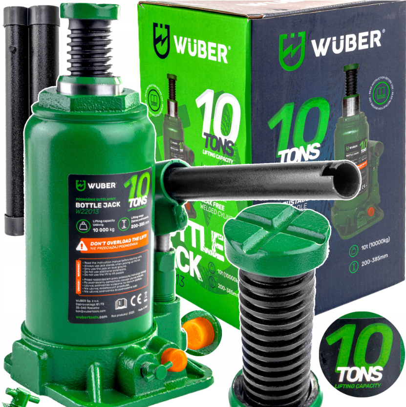 Домкрат гідравлічний 10т Wuber (Польща)