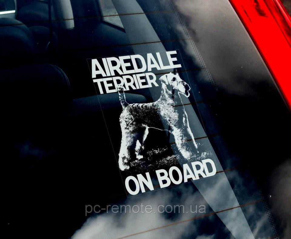 Эрдельтерьер (Airdale Terrier) стикер - фото 2 - id-p30389581