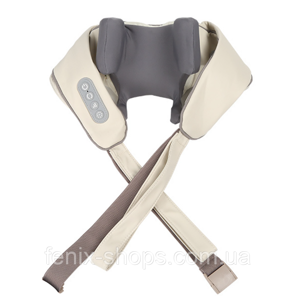Масажер електричний U-подібний з підігрівом для спини/шиї/тіла Kneading Neck Massager