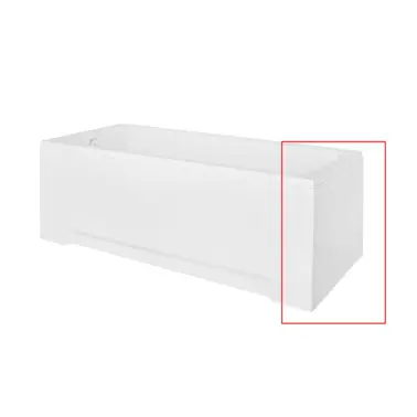 Обудова до ванни BESCO CONTINEA 150 бокова ліва/права, фото 1