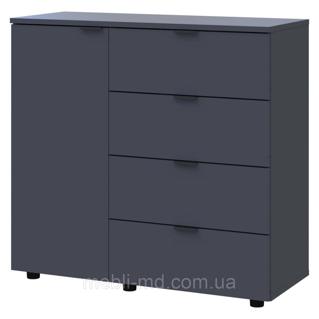 Комод Doros GС1 Графіт 100х40х81,2 (41510069), фото 1