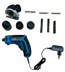 Акумуляторна викрутка з набором насадок Makita DF003DW (кейс, набір фрез та насадок 33 шт.)