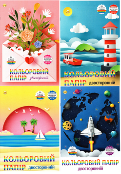 Папір кольор. А4 двостор. 14арк. №ТЕ13141/Тетрада/(24)