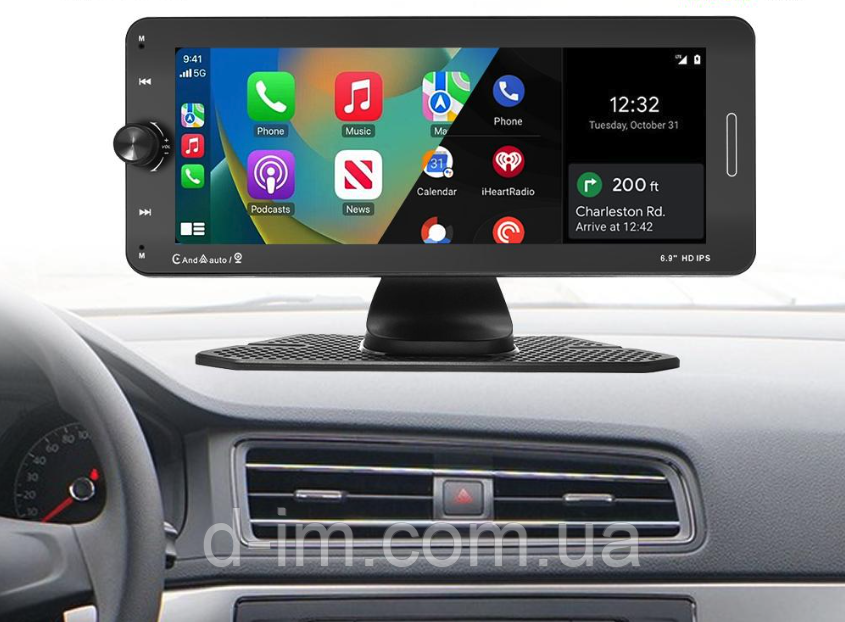 Портативний екран 7-дюймовий з Carplay 601W