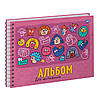 Альбом для малят. на пруж. 20/100 А4 "Funny faces" УФ-виб. №130568/Yes/(3)(54), фото 2