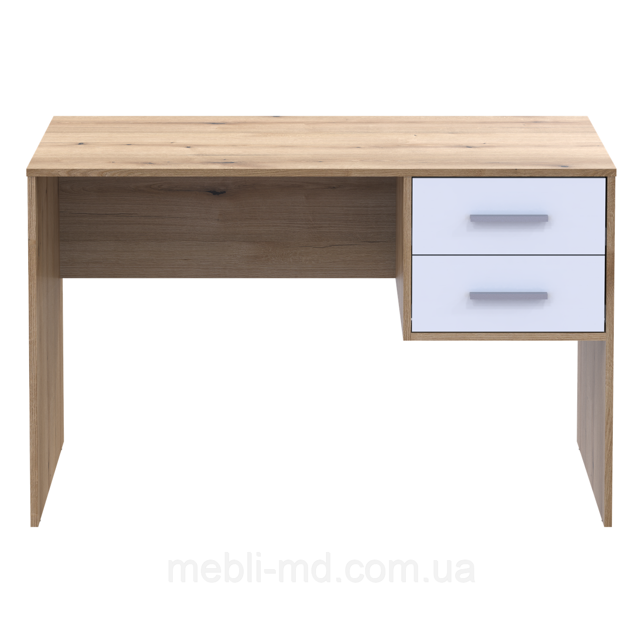 Офісний стіл Doros Т2 Дуб Евок/Білий 120х60х75 (81339331), фото 1