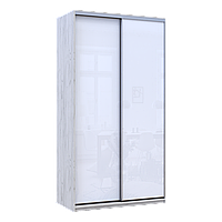 Шафа купе Сіті Лайт Слім Біле Дерево Скло Біле 120х60х225 (44900296)