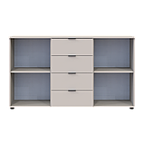 Комод Doros Рон 5 2 фасади 4 шухляди Кашемір 140х38х81 (41516047), фото 2