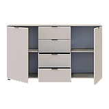 Комод Doros Рон 5 2 фасади 4 шухляди Кашемір 140х38х81 (41516047), фото 7