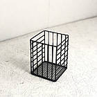 Органайзер для канцелярії DecorArt "Квадратний" 13х10 см чорний