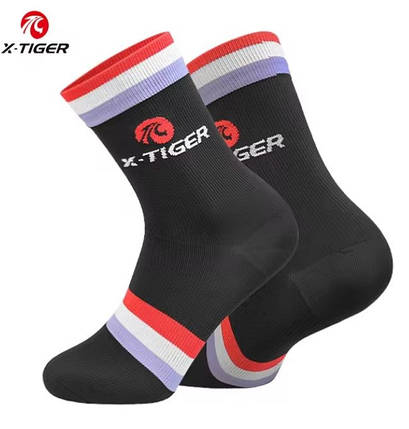 Спортивні велосипедні шкарпетки X-TIGER (40-44) велошкарпетки, фото 1