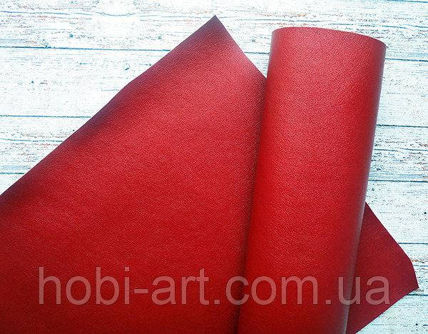 

Екошкіра 19х23см. червона