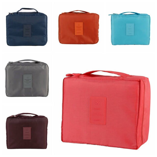 

Сумка водонепроницаемая для душа, косметики, Оранжевый