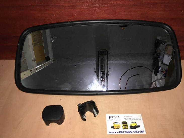 

САКД-458.201.050-01 Зеркало 443х215 боковое основное МАЗ сферическое (с подогревом) 0208001