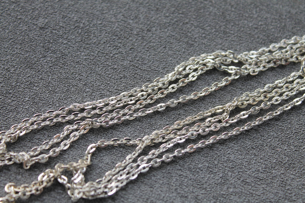 

Цепь тонкая, звено 3\2 мм, 1 м, светлое серебро