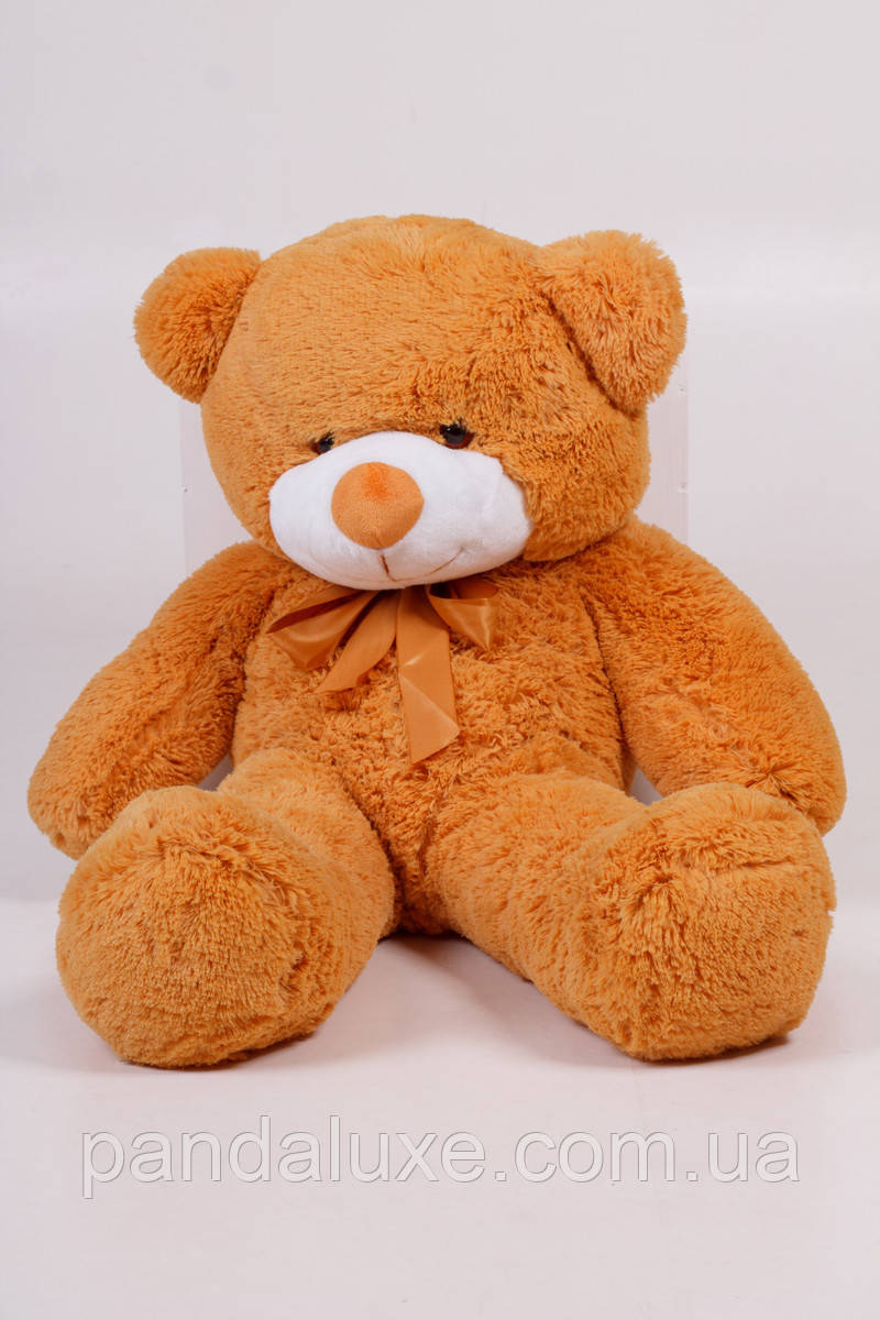 М'яка іграшка плюшевий помаранчевий ведмедик 100 см