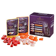 Мультибокс пауч NUEVO ADULT для котів ,мікс 8шт х 85 г