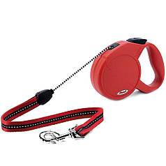 Рулетка FLEXI Classic Long 2, 7м, до 20 кг червона, шнур (3039)