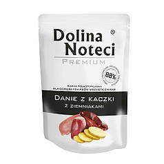 ТЕМІН 03.2025!!! Вологий корм Dolina Noteci Premium для дорослих собак малих порід качка з картоплею 300 г