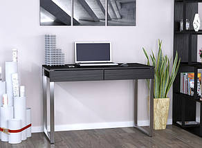 L-11 сріблястий письмовий стіл 110*55 TM Loft design, фото 6