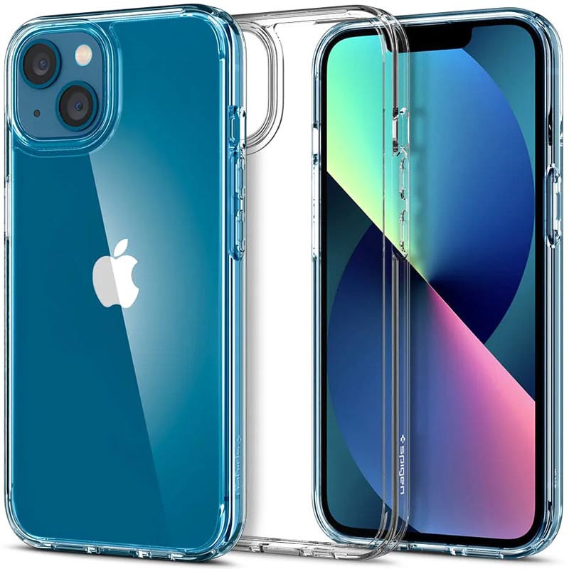 Прозорий чохол SGP Ultra Hybrid для Apple iPhone 14 (6.1") | TPU+PC з посиленими бортами Прозорий, фото 1