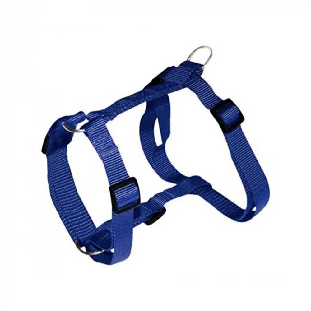 Шлея PETTORINA, синя, нейлон, 30-50x1см