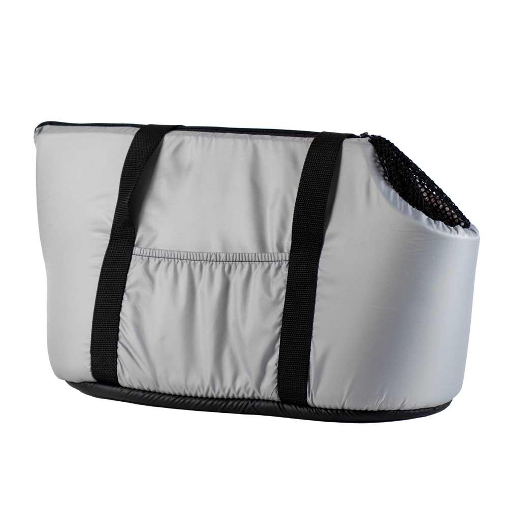 Сумка-переноска Пухнастики для котів/собак сіра 51*28 (СП-2)