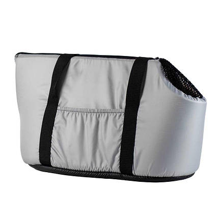 Сумка-переноска Пухнастики для котів/собак сіра 51*28 (СП-2), фото 1