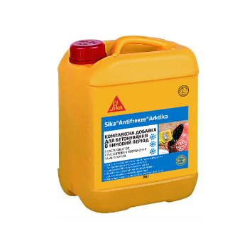 Комплексна добавка пластифікатор для зимового бетонування Sika Antifreeze Arktika, 5 кг