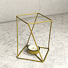 Підсвічник DecorArt "Зміна" 10х10х14 см чорний