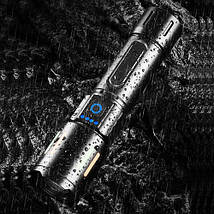 Ліхтар ручний night vision fluorescence CB-611-TG, індикація заряду, ЗУ Type-C, zoom, фото 6